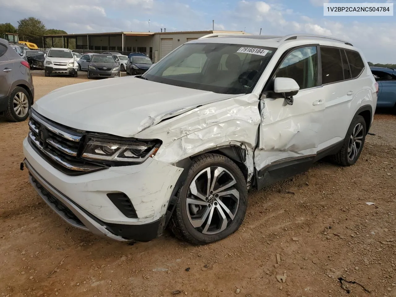 2022 Volkswagen Atlas Sel VIN: 1V2BP2CA2NC504784 Lot: 79165184