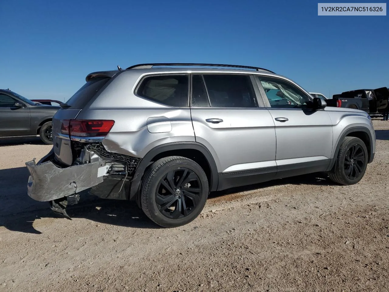 2022 Volkswagen Atlas Se VIN: 1V2KR2CA7NC516326 Lot: 79525734