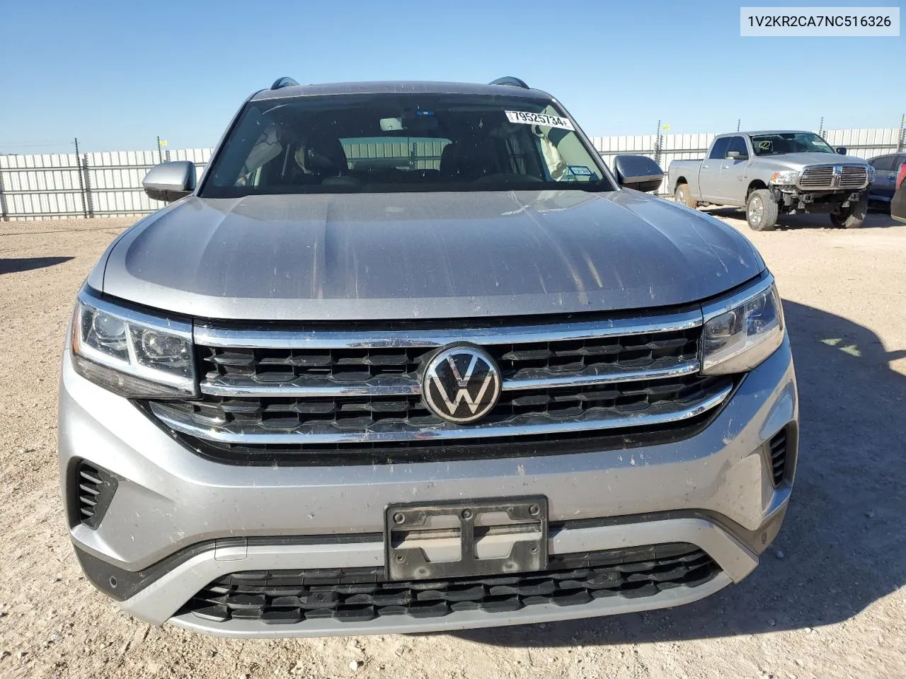 2022 Volkswagen Atlas Se VIN: 1V2KR2CA7NC516326 Lot: 79525734