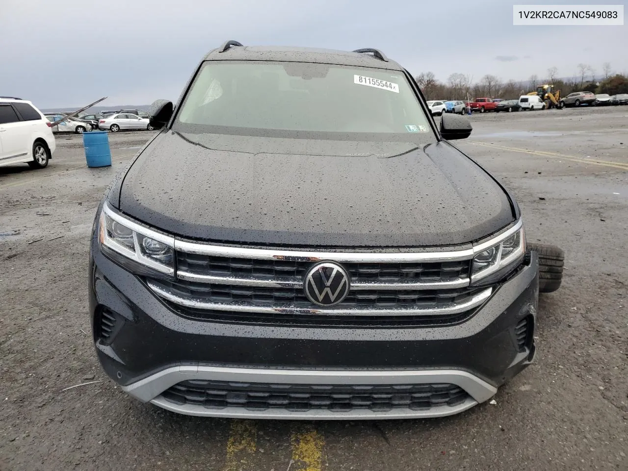 2022 Volkswagen Atlas Se VIN: 1V2KR2CA7NC549083 Lot: 81155544