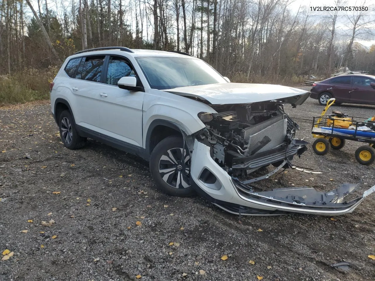 2024 Volkswagen Atlas Se VIN: 1V2LR2CA7RC570350 Lot: 77418024