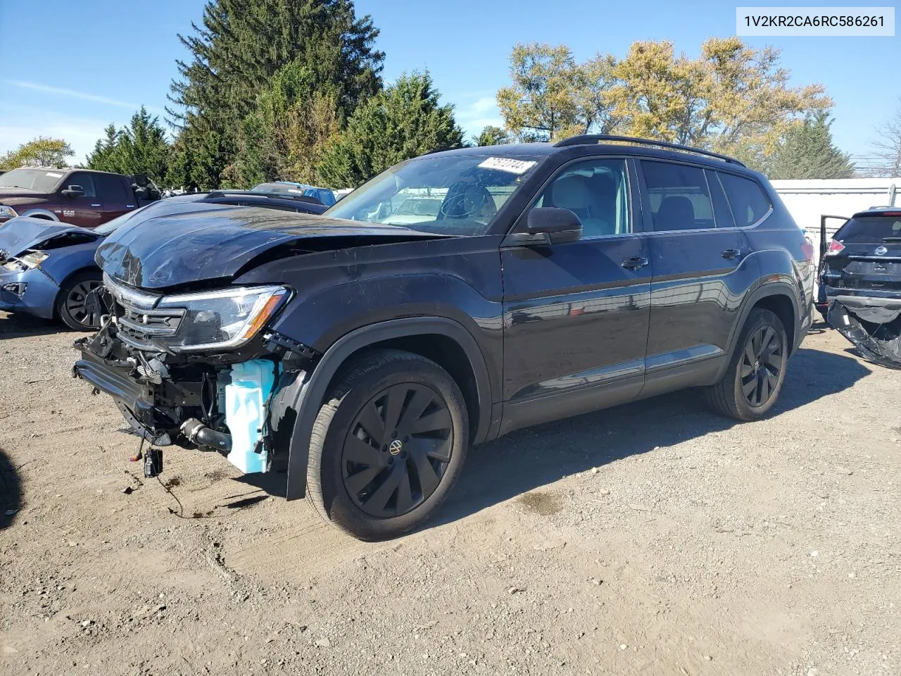 2024 Volkswagen Atlas Se VIN: 1V2KR2CA6RC586261 Lot: 77572744