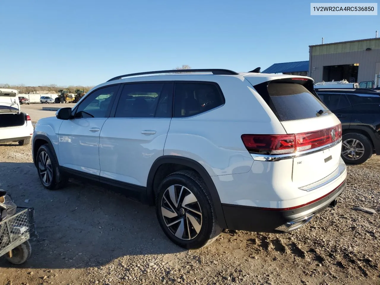 2024 Volkswagen Atlas Se VIN: 1V2WR2CA4RC536850 Lot: 78818044