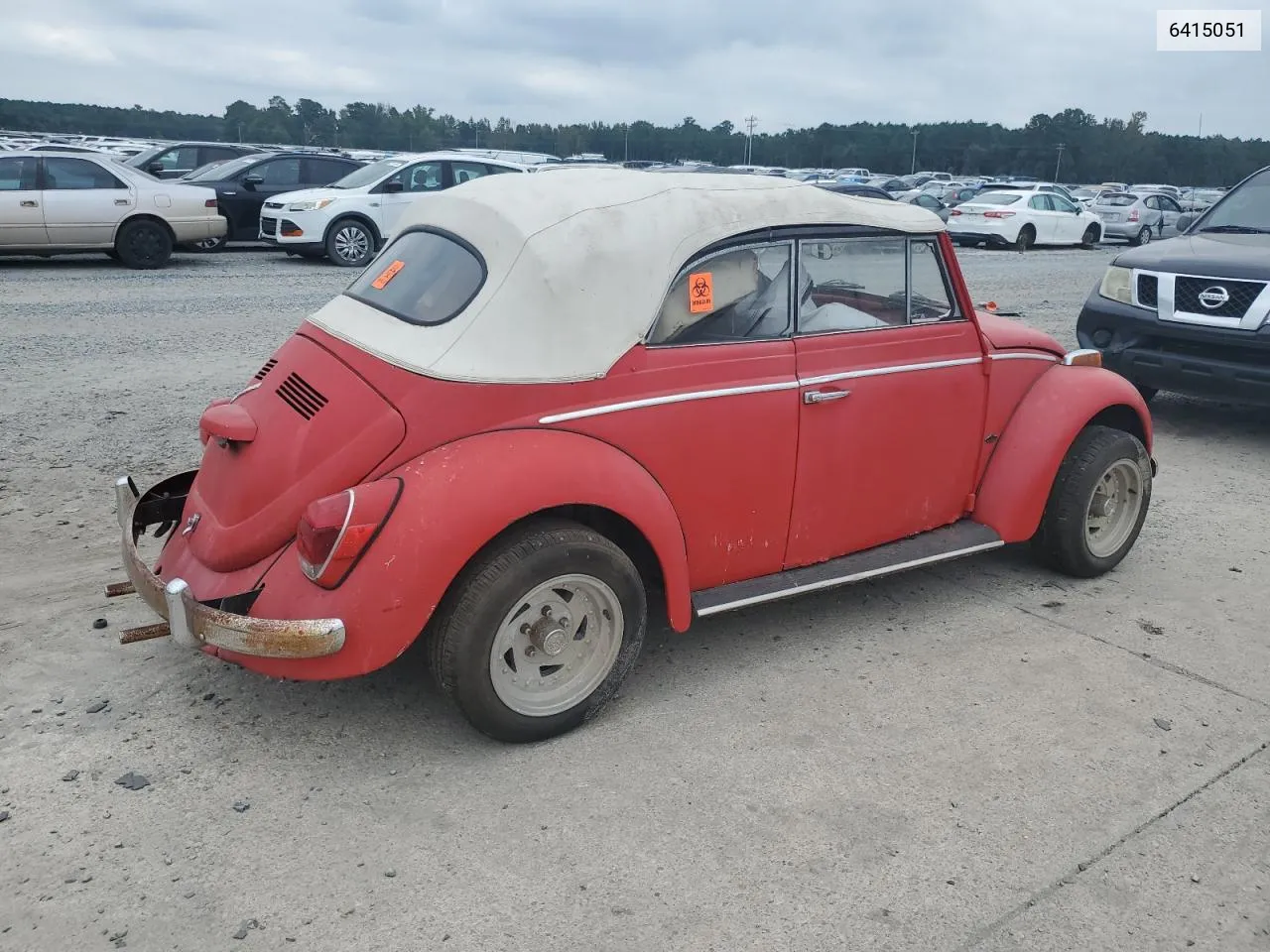 1964 Volkswagen Beetle Con VIN: 6415051 Lot: 72523644