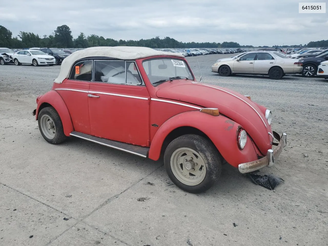 1964 Volkswagen Beetle Con VIN: 6415051 Lot: 72523644