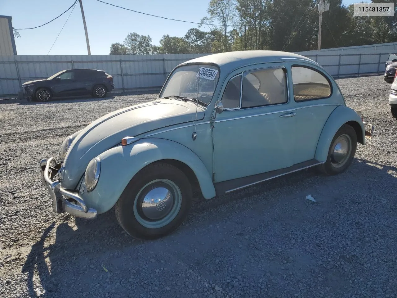 1965 Volkswagen Beetle VIN: 115481857 Lot: 75403564