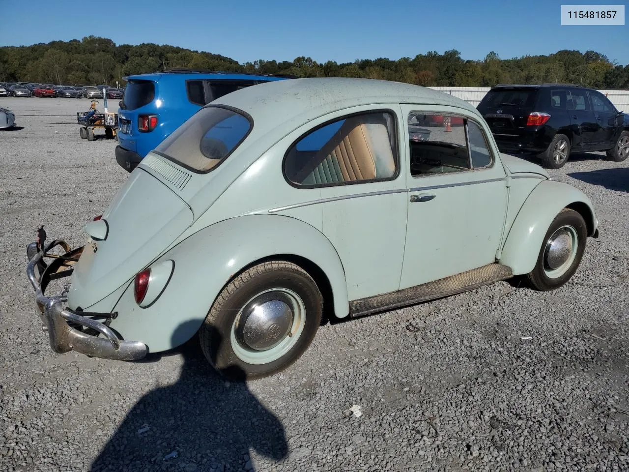 1965 Volkswagen Beetle VIN: 115481857 Lot: 75403564