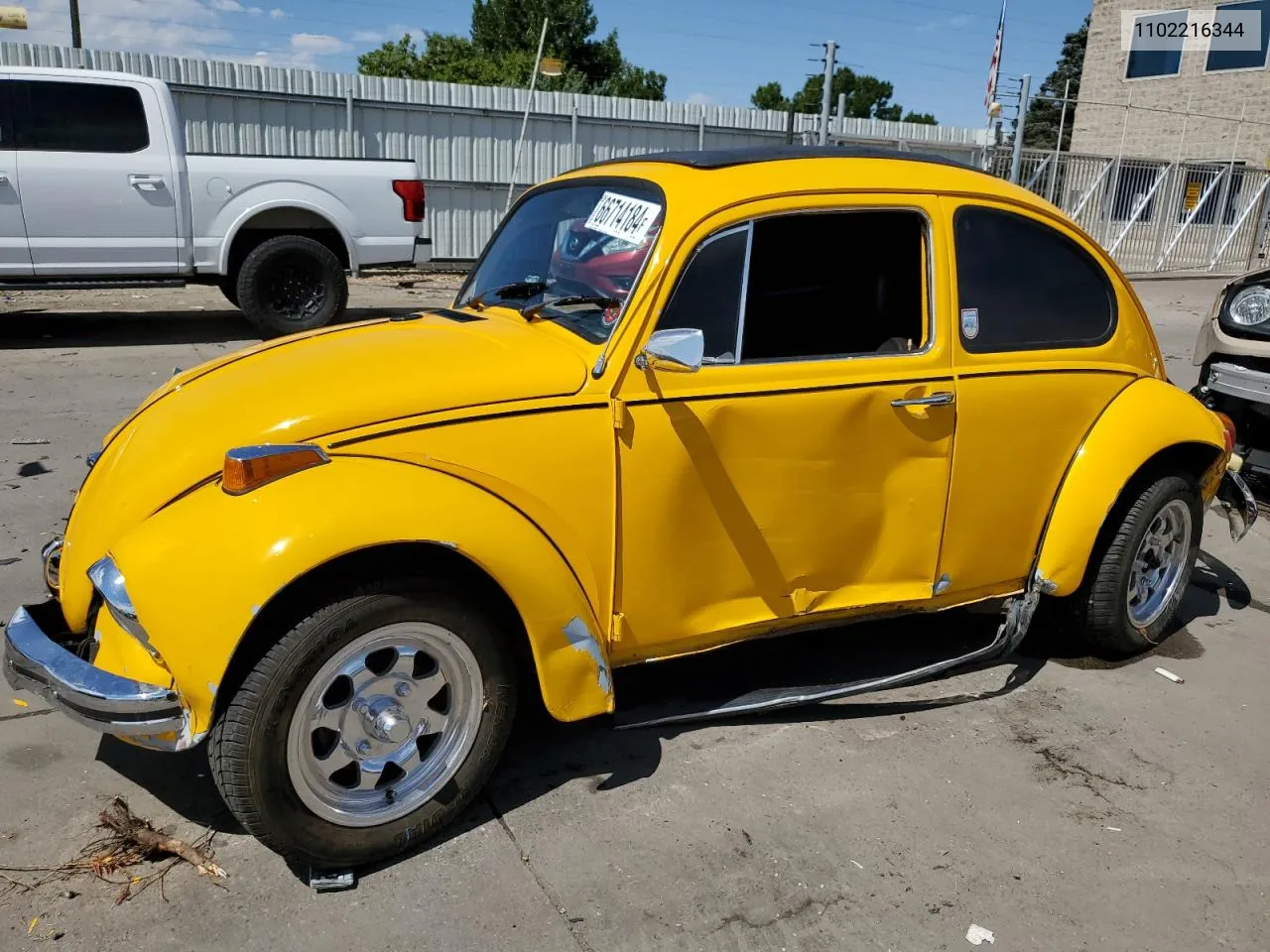 1970 Volkswagen Beetle VIN: 1102216344 Lot: 66714184