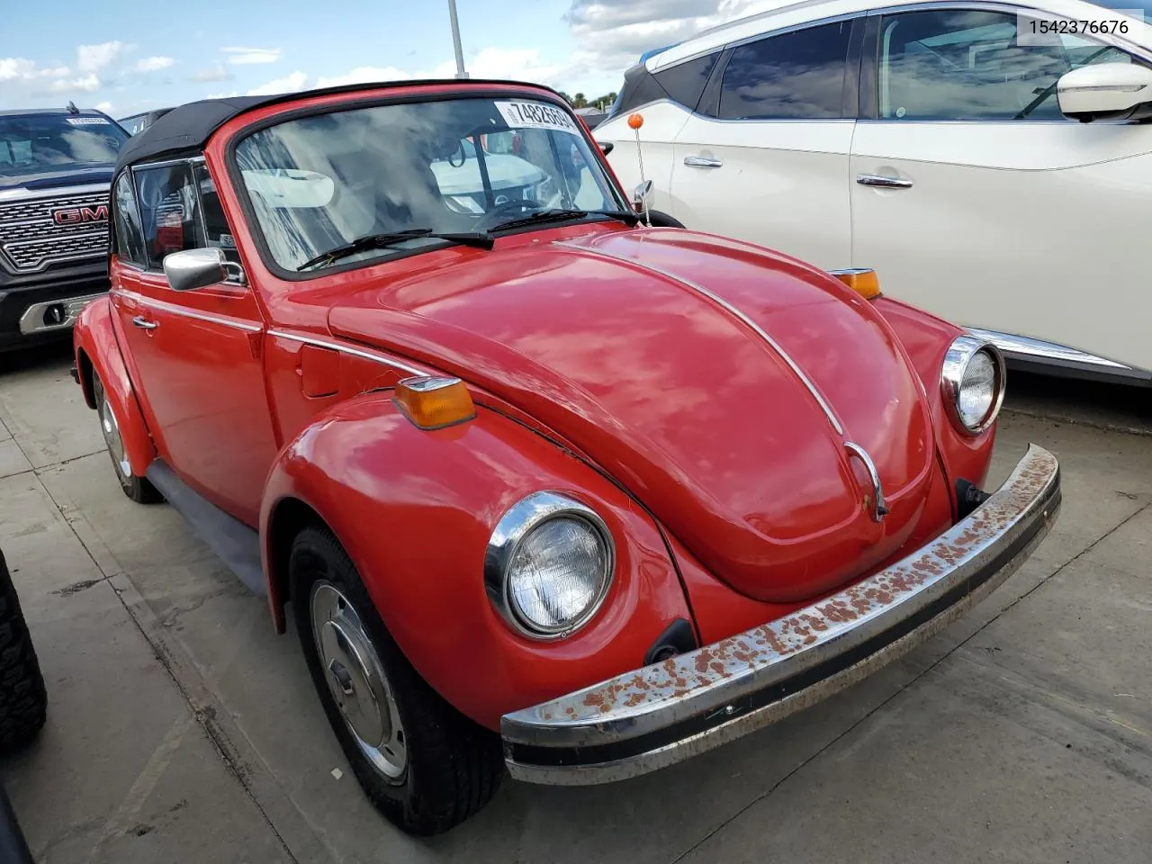 1974 Volkswagen Super Beet VIN: 1542376676 Lot: 74826694