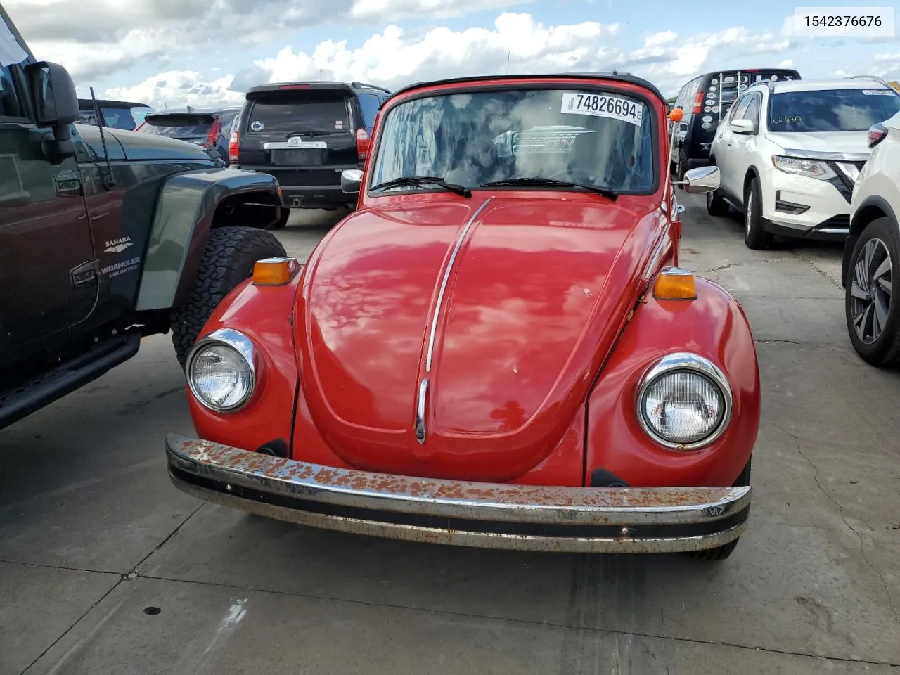 1974 Volkswagen Super Beet VIN: 1542376676 Lot: 74826694