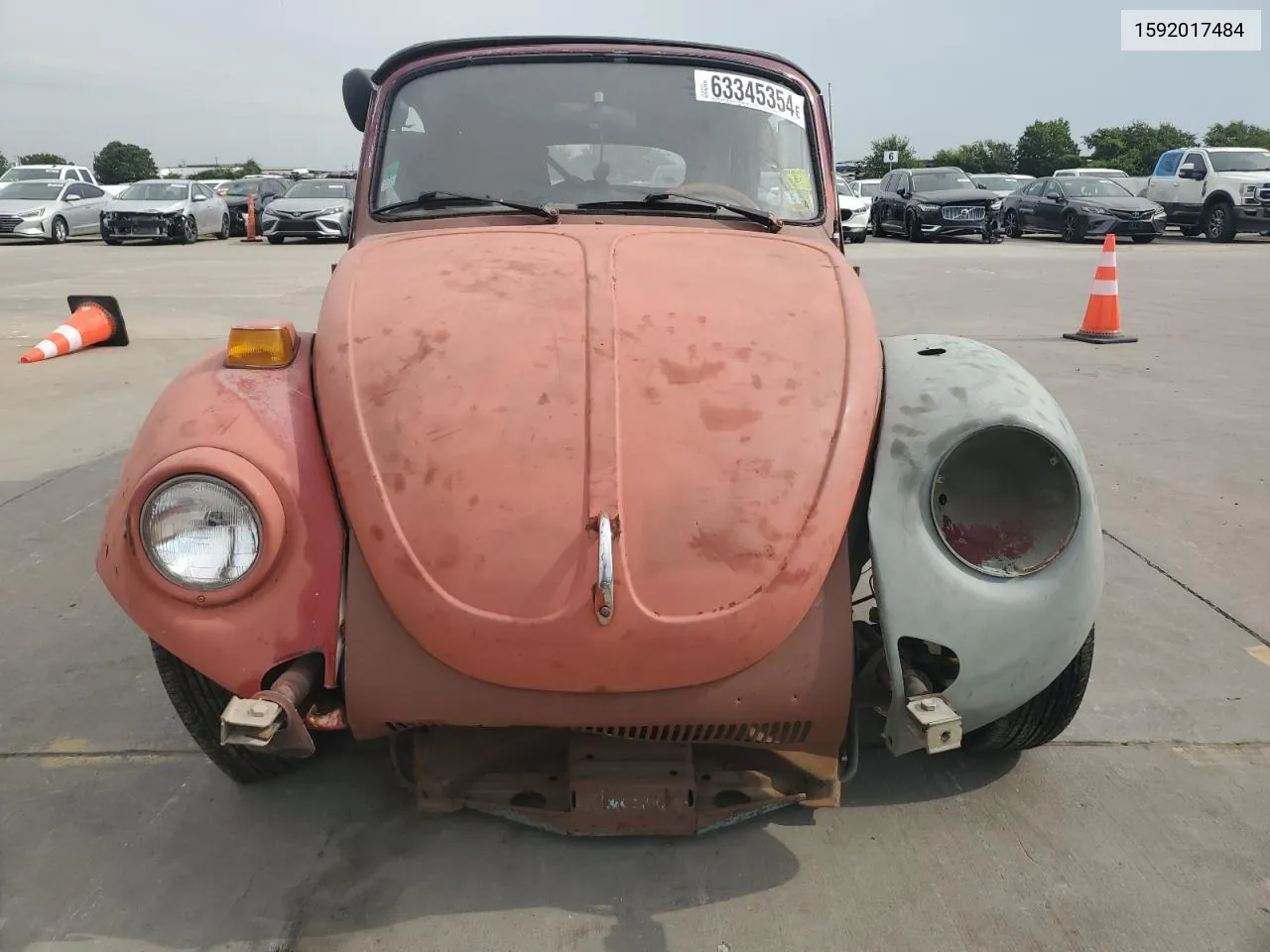 1979 Volkswagen Beetle Con VIN: 1592017484 Lot: 63345354