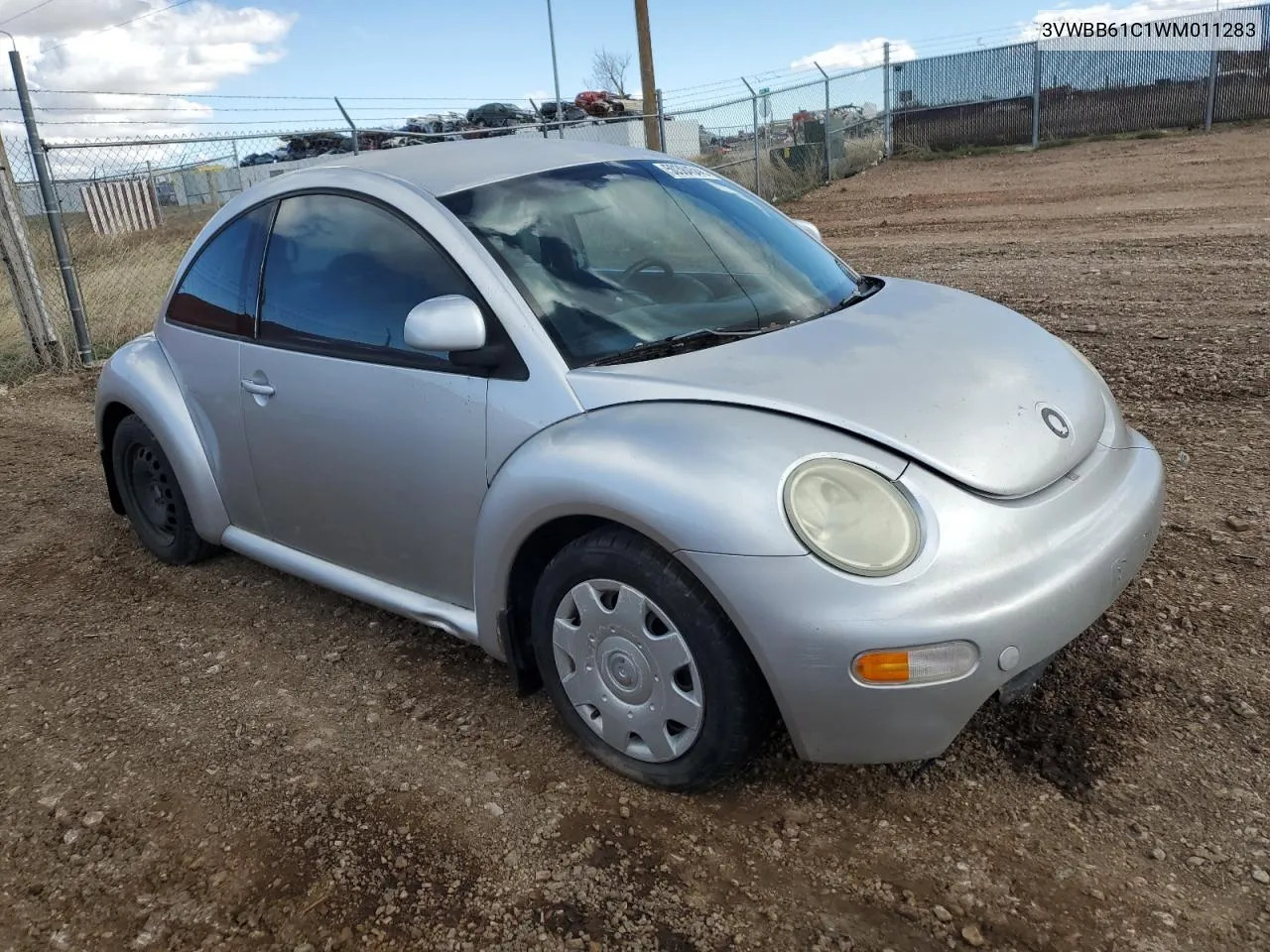 1998 Volkswagen New Beetle VIN: 3VWBB61C1WM011283 Lot: 52709124