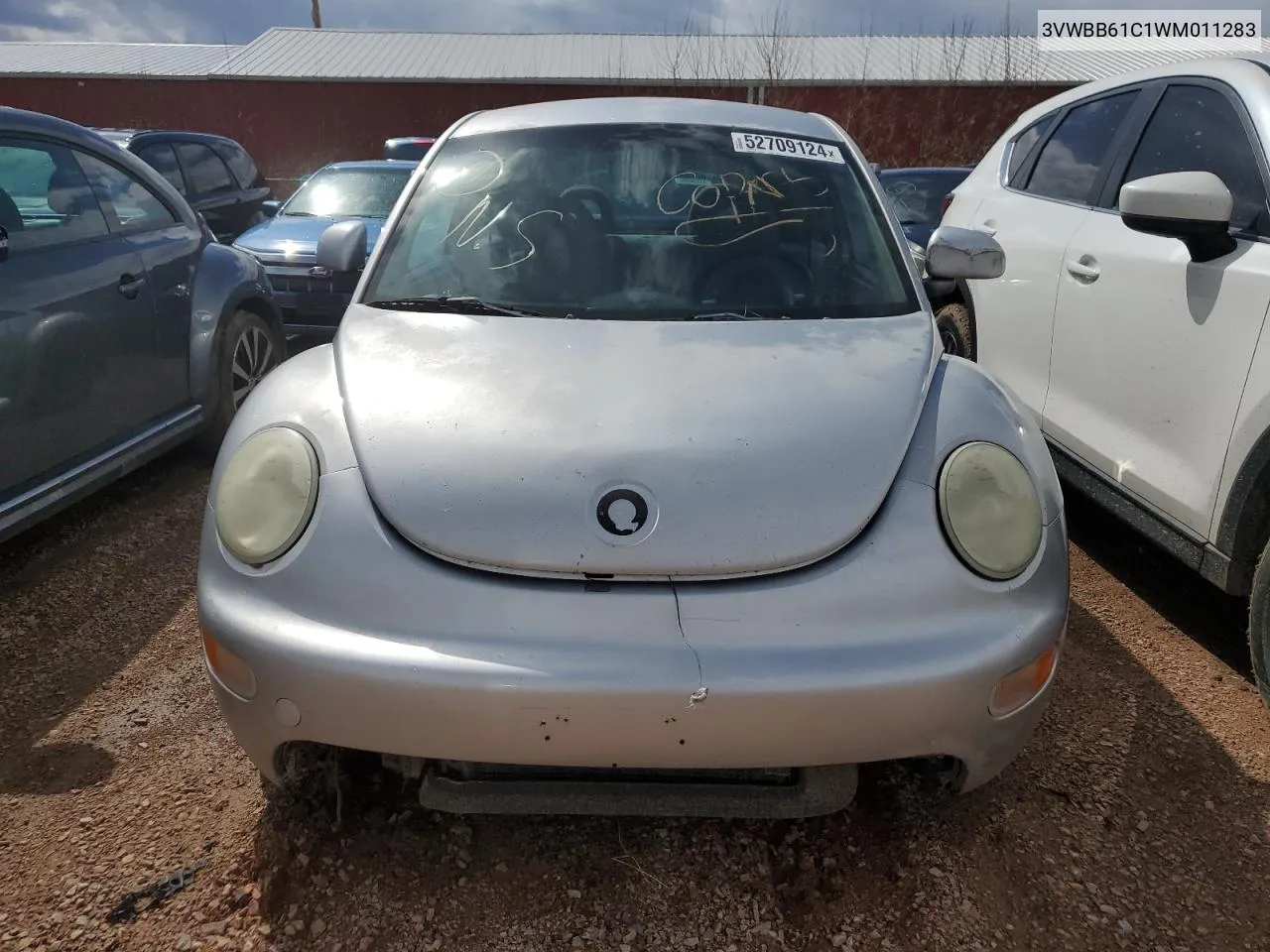 1998 Volkswagen New Beetle VIN: 3VWBB61C1WM011283 Lot: 52709124