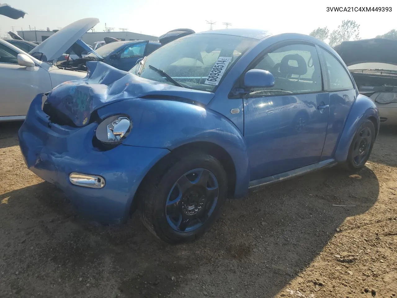 3VWCA21C4XM449393 1999 Volkswagen New Beetle Gls