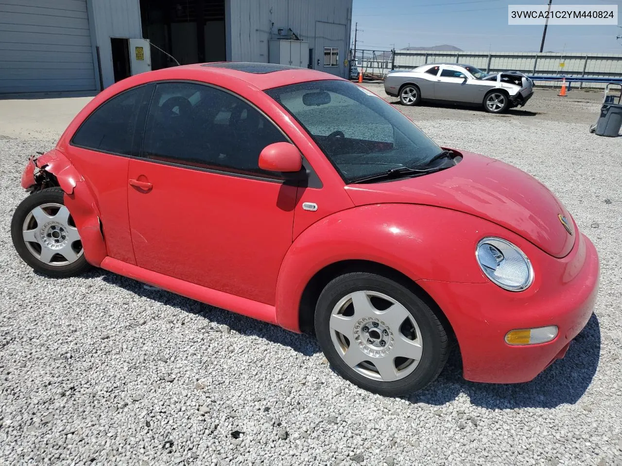 2000 Volkswagen New Beetle Gls VIN: 3VWCA21C2YM440824 Lot: 61771384