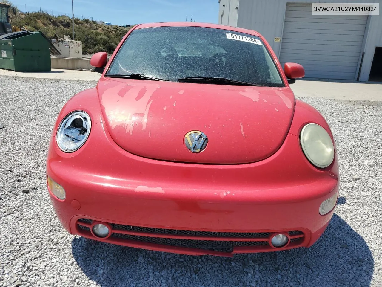 2000 Volkswagen New Beetle Gls VIN: 3VWCA21C2YM440824 Lot: 61771384