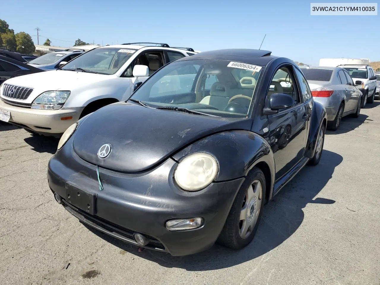 2000 Volkswagen New Beetle Gls VIN: 3VWCA21C1YM410035 Lot: 66006554