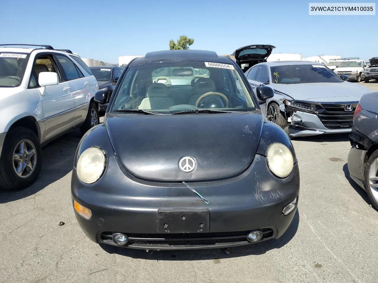 2000 Volkswagen New Beetle Gls VIN: 3VWCA21C1YM410035 Lot: 66006554