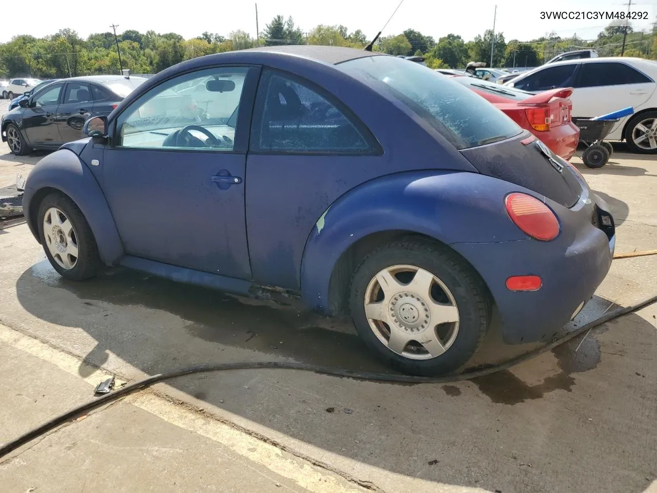 2000 Volkswagen New Beetle Gls VIN: 3VWCC21C3YM484292 Lot: 69258864