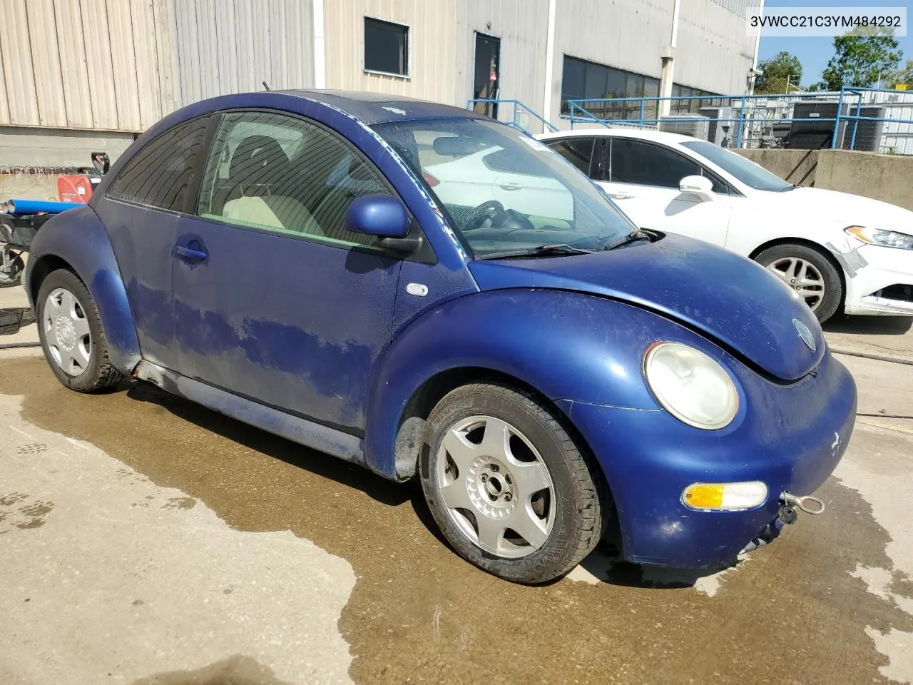 2000 Volkswagen New Beetle Gls VIN: 3VWCC21C3YM484292 Lot: 69258864