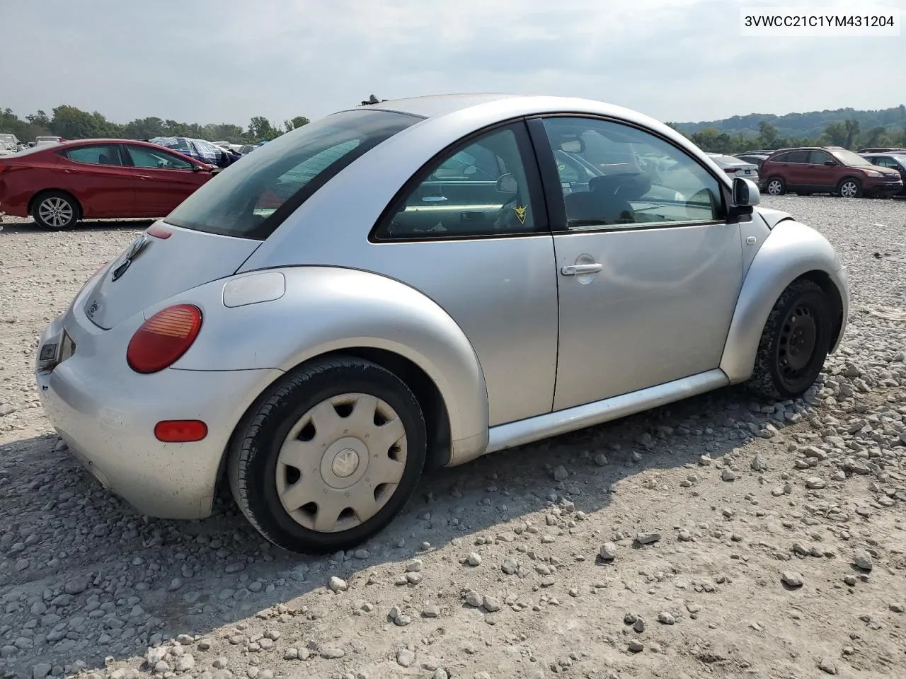 2000 Volkswagen New Beetle Gls VIN: 3VWCC21C1YM431204 Lot: 69815534