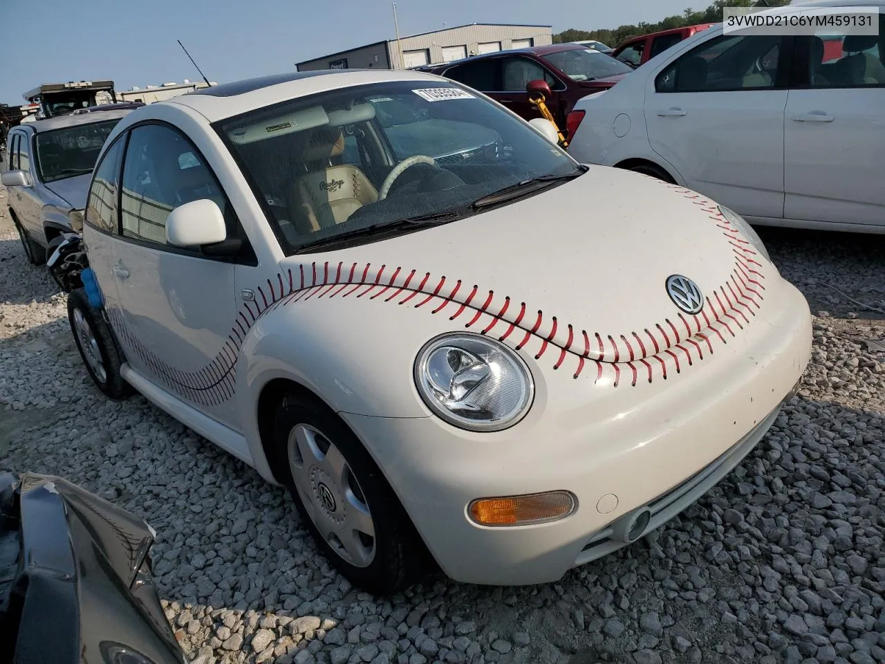 2000 Volkswagen New Beetle Glx VIN: 3VWDD21C6YM459131 Lot: 70393584