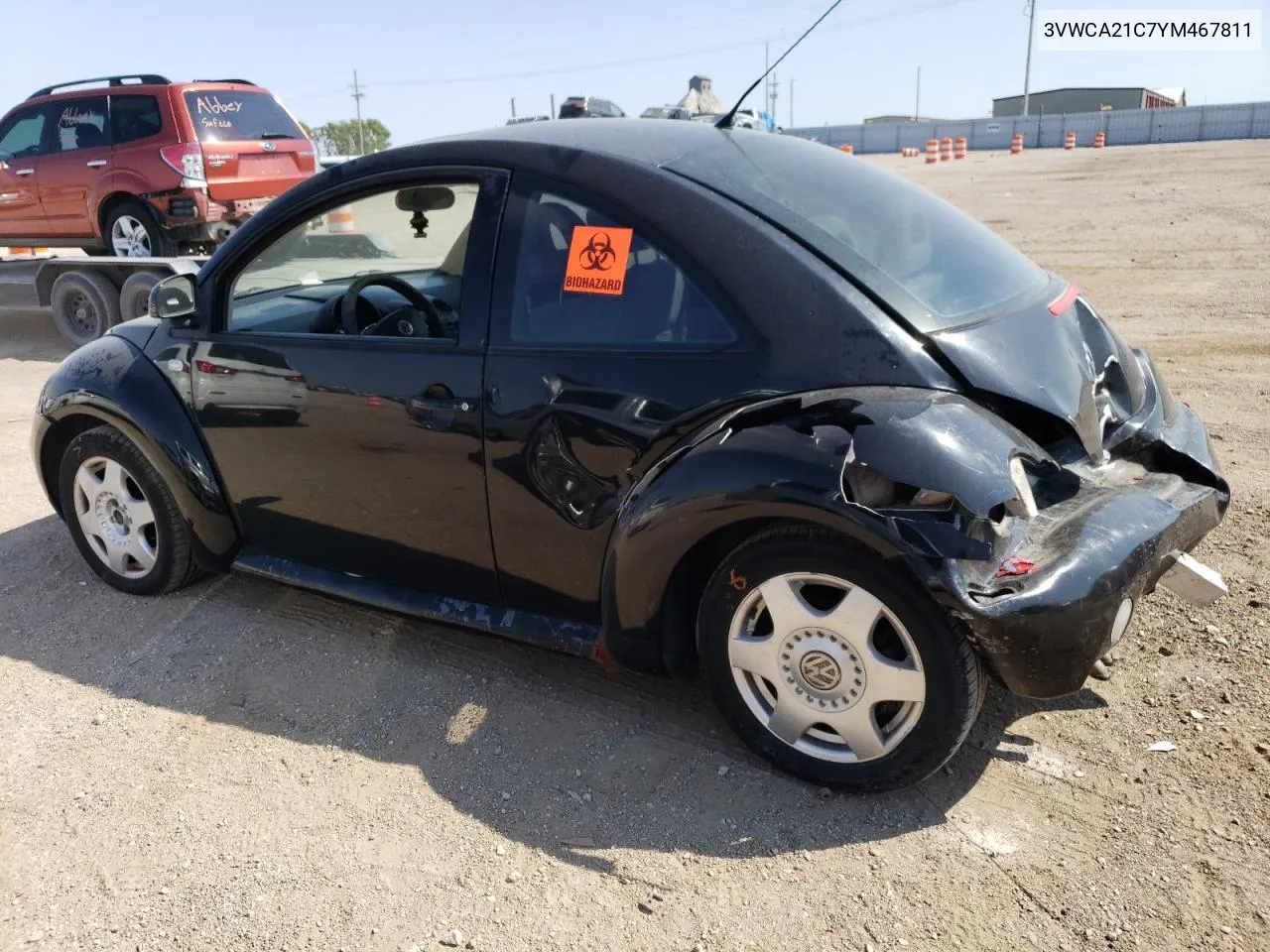 2000 Volkswagen New Beetle Gls VIN: 3VWCA21C7YM467811 Lot: 70427574