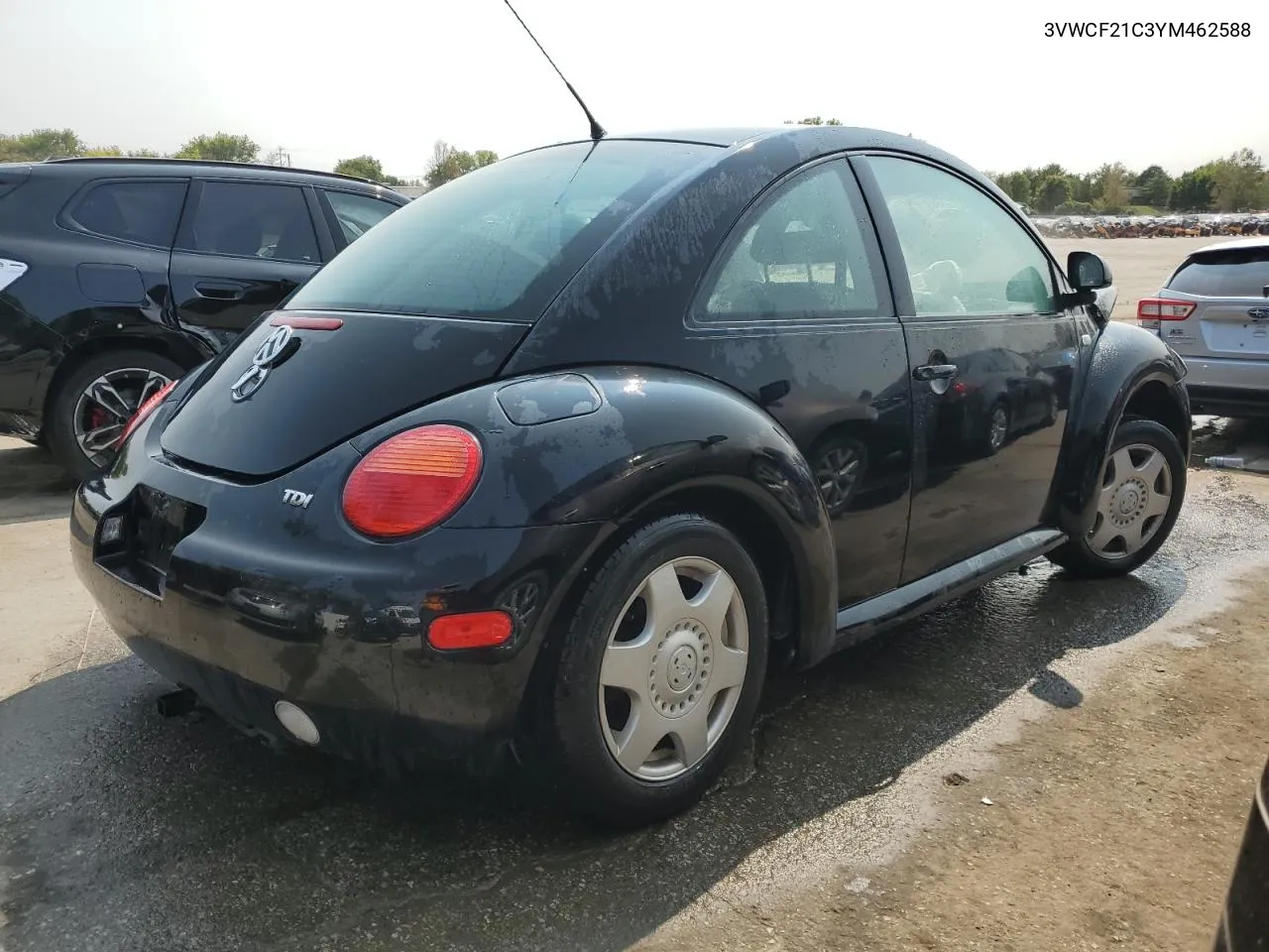 2000 Volkswagen New Beetle Gls Tdi VIN: 3VWCF21C3YM462588 Lot: 70784524