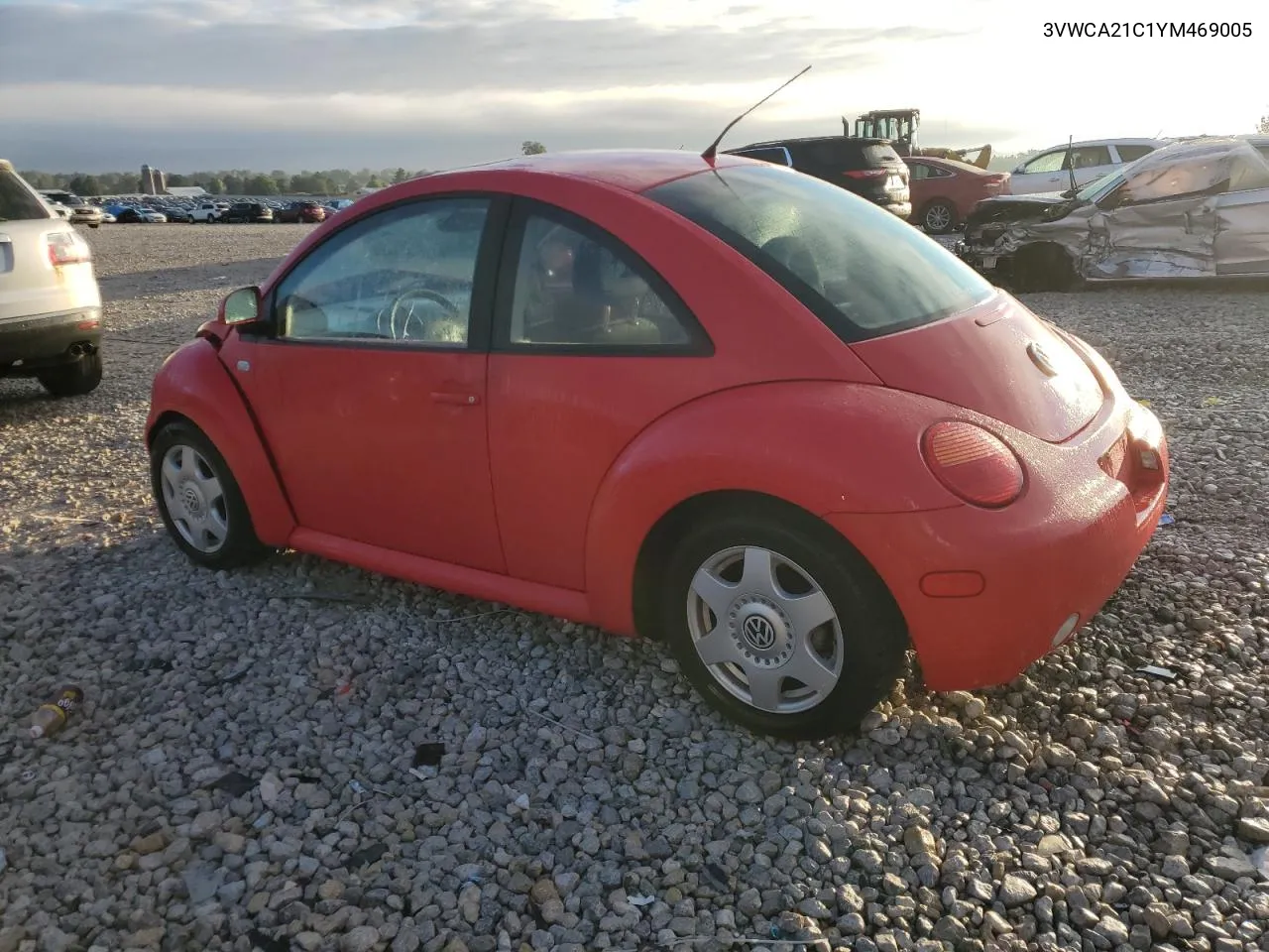 2000 Volkswagen New Beetle Gls VIN: 3VWCA21C1YM469005 Lot: 72717294