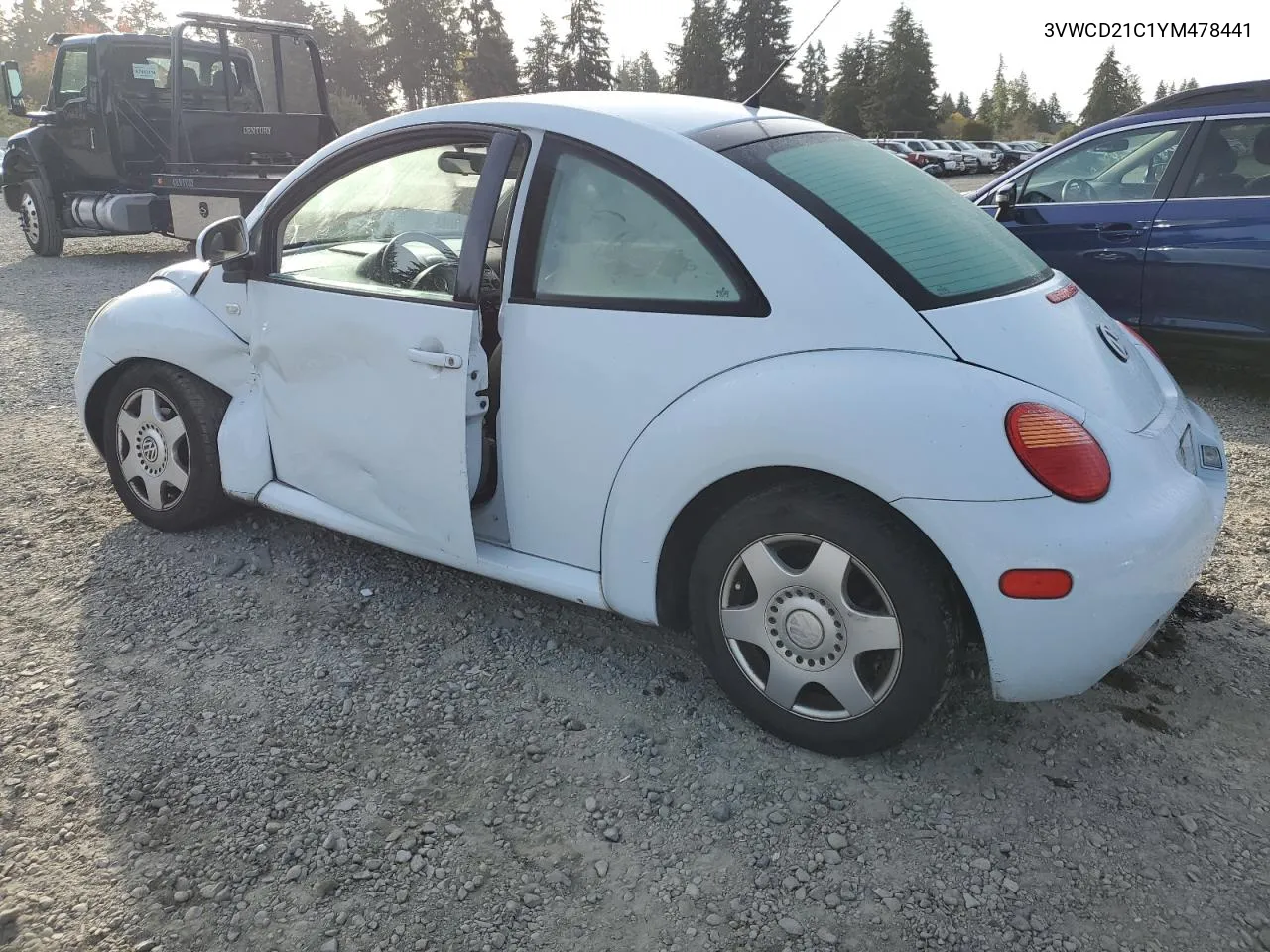 2000 Volkswagen New Beetle Gls VIN: 3VWCD21C1YM478441 Lot: 73779184