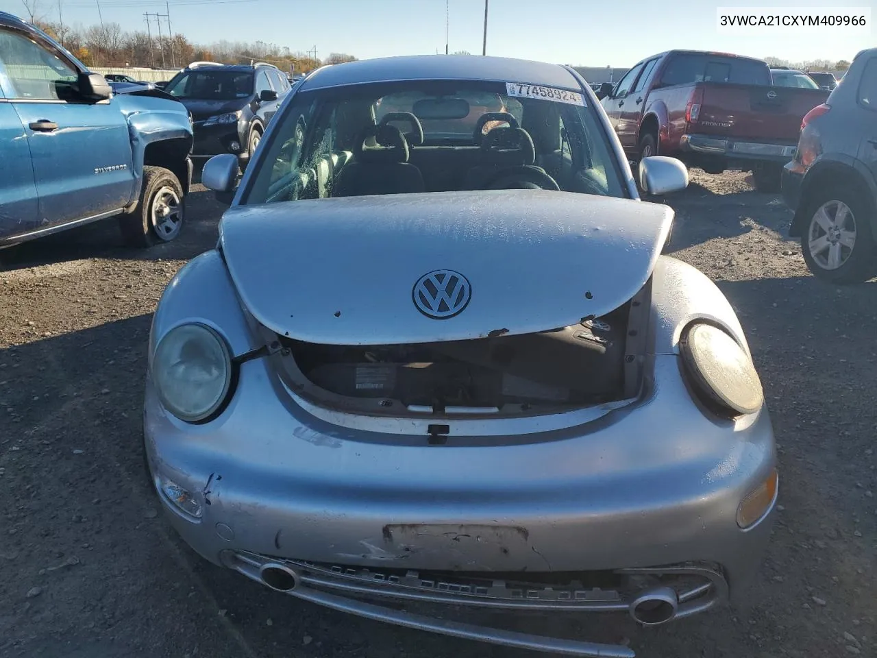 2000 Volkswagen New Beetle Gls VIN: 3VWCA21CXYM409966 Lot: 77458924