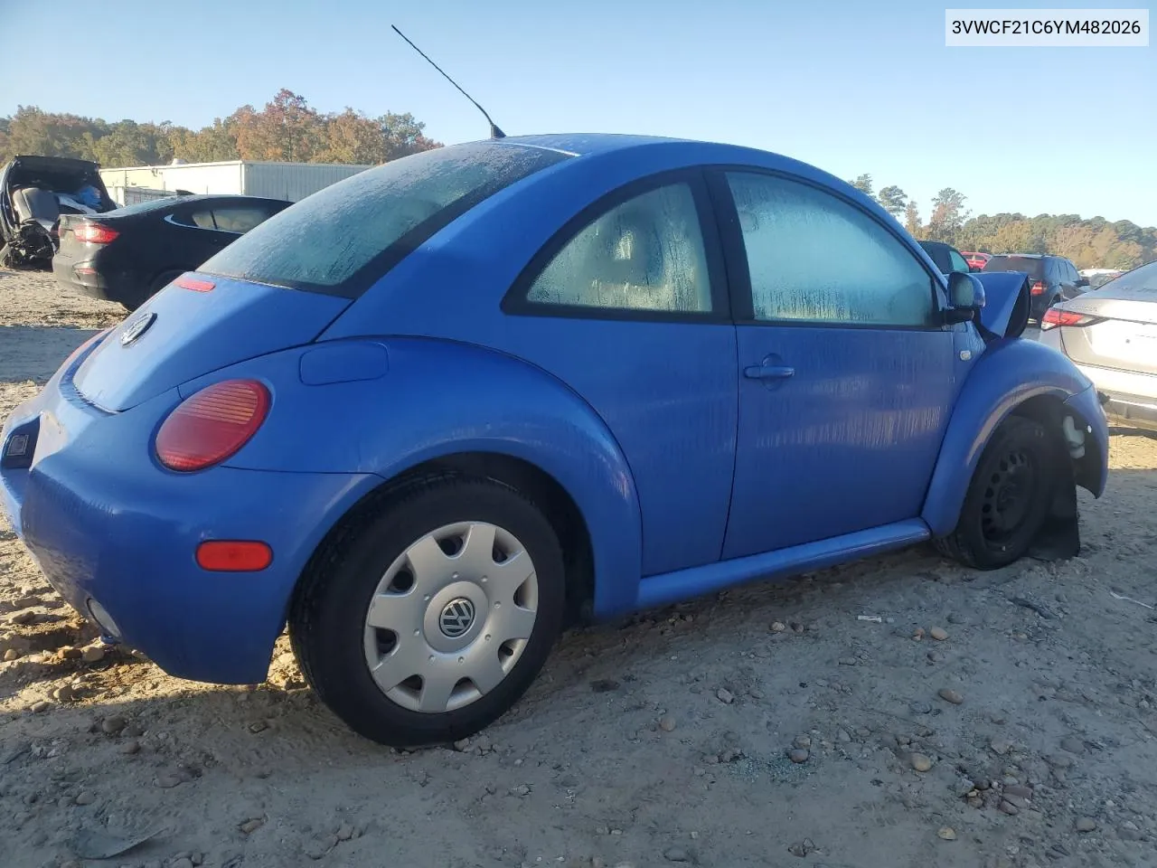 2000 Volkswagen New Beetle Gls Tdi VIN: 3VWCF21C6YM482026 Lot: 77532574