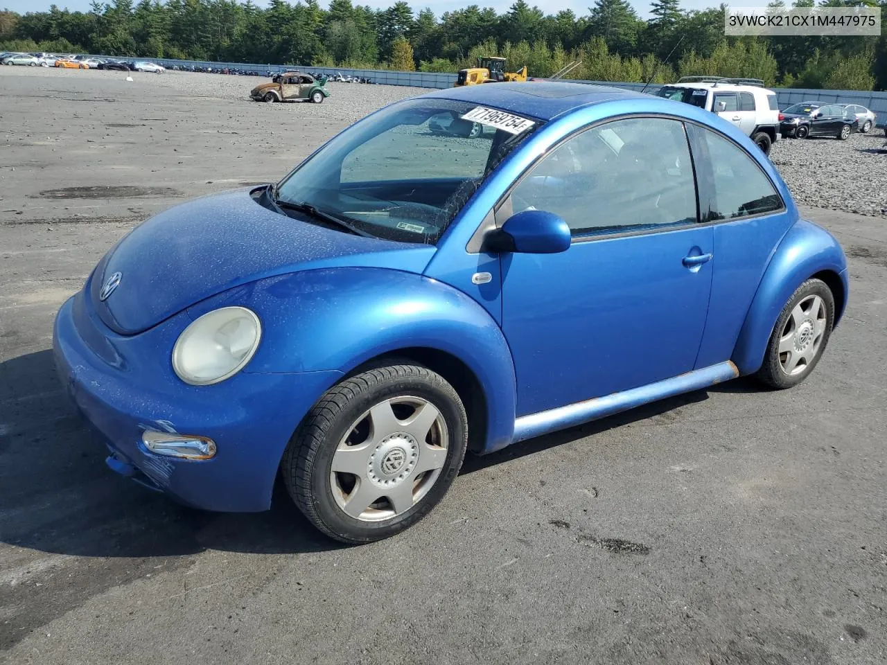 2001 Volkswagen New Beetle Gls VIN: 3VWCK21CX1M447975 Lot: 71969754