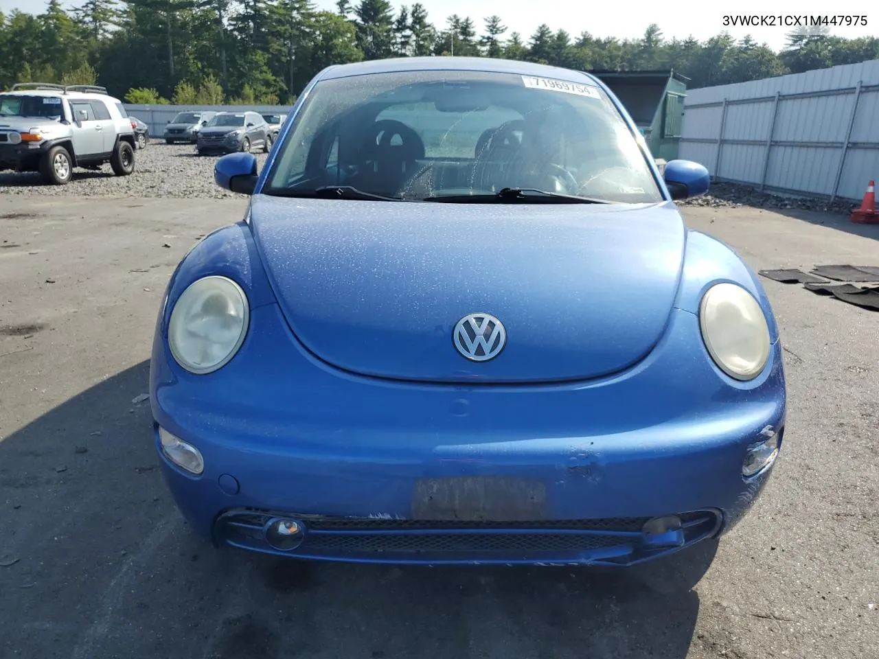 2001 Volkswagen New Beetle Gls VIN: 3VWCK21CX1M447975 Lot: 71969754