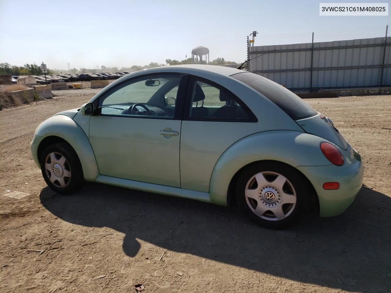 2001 Volkswagen New Beetle Gls VIN: 3VWCS21C61M408025 Lot: 72193544