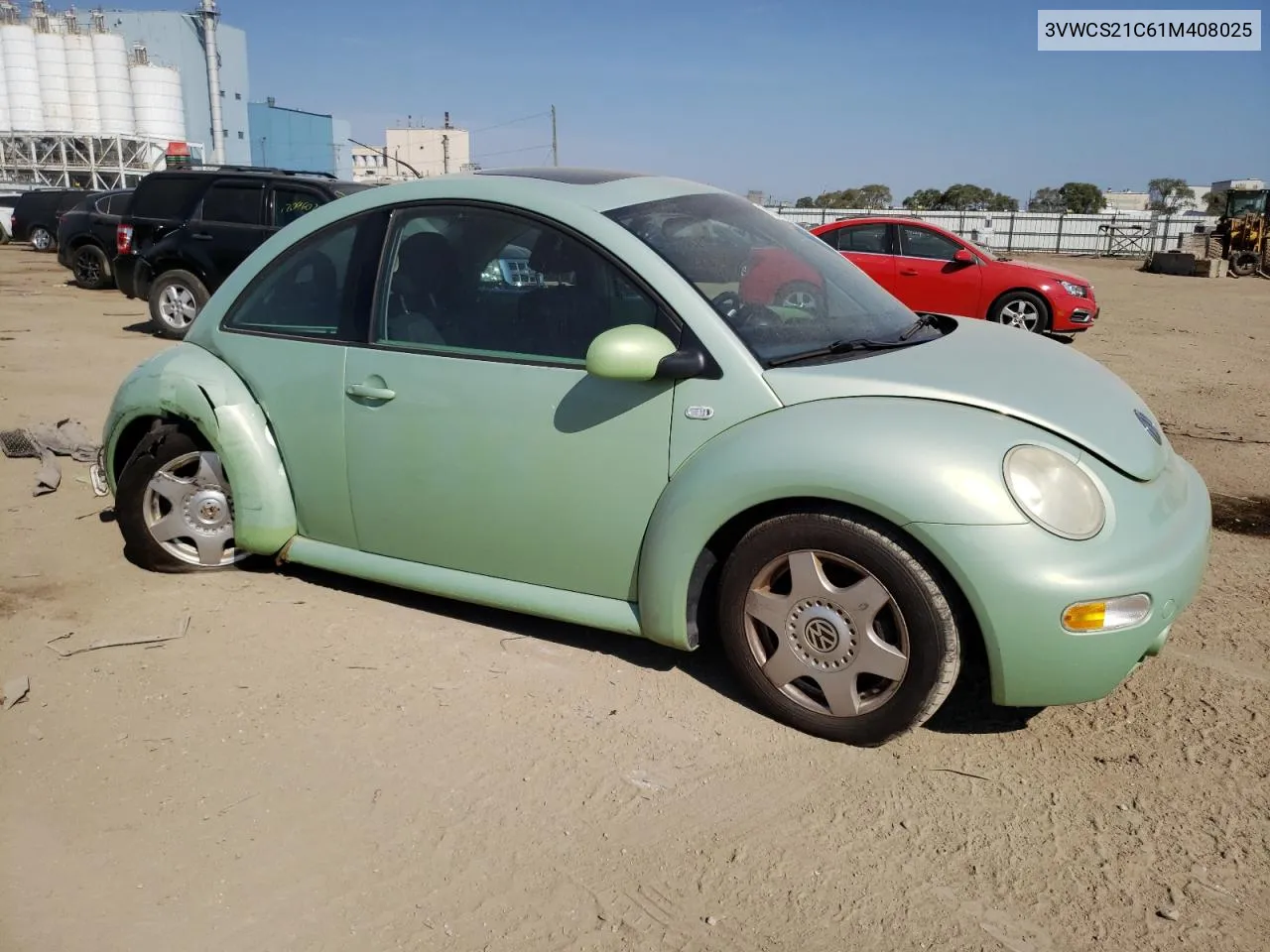 2001 Volkswagen New Beetle Gls VIN: 3VWCS21C61M408025 Lot: 72193544