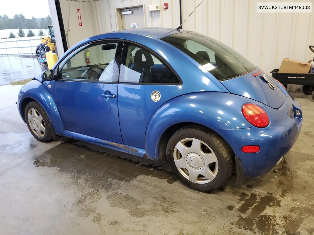 2001 Volkswagen New Beetle Gls VIN: 3VWCK21C81M448008 Lot: 73727004