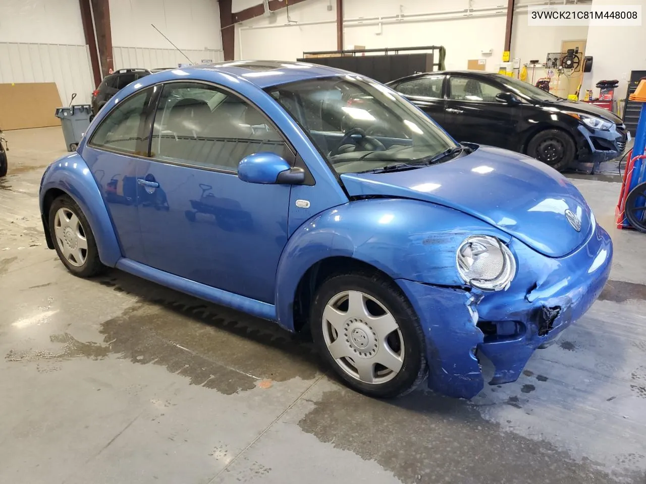 2001 Volkswagen New Beetle Gls VIN: 3VWCK21C81M448008 Lot: 73727004