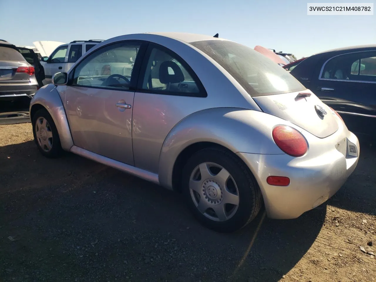 2001 Volkswagen New Beetle Gls VIN: 3VWCS21C21M408782 Lot: 75996264