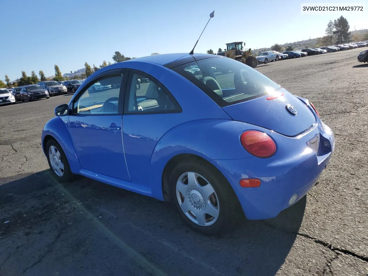 2001 Volkswagen New Beetle Gls VIN: 3VWCD21C21M429772 Lot: 79131094