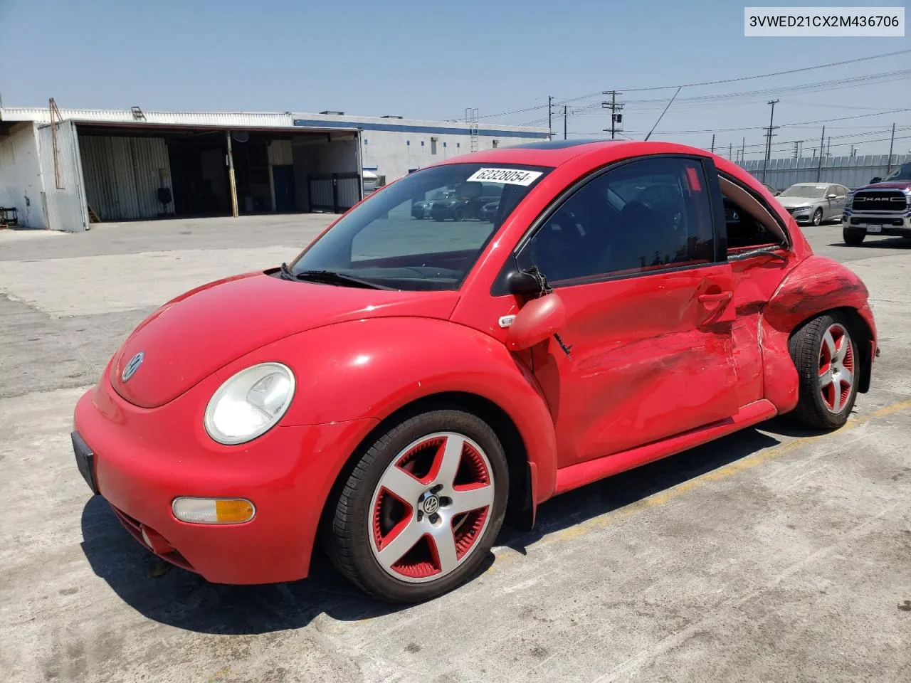 2002 Volkswagen New Beetle Gls Sport VIN: 3VWED21CX2M436706 Lot: 62328054