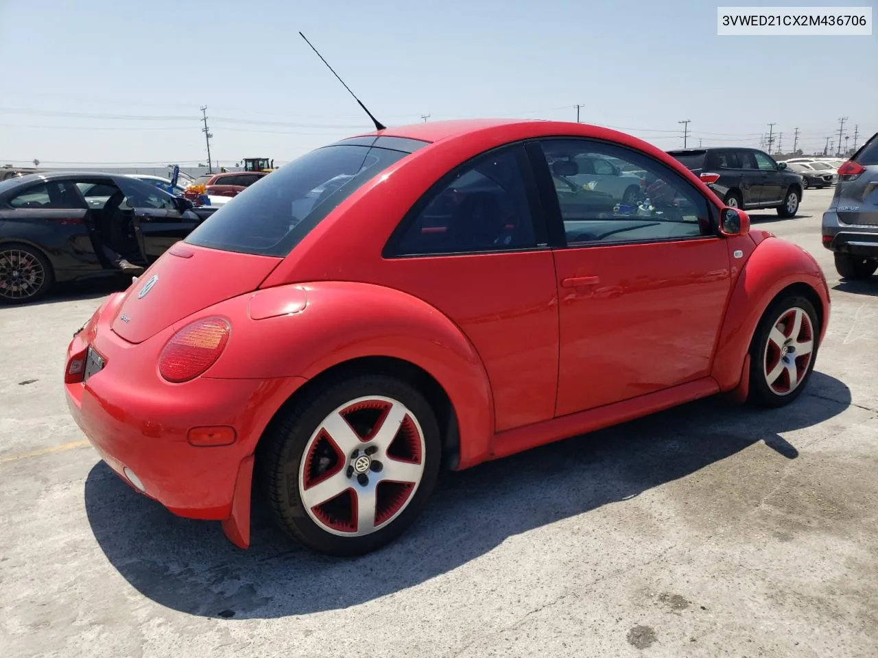 2002 Volkswagen New Beetle Gls Sport VIN: 3VWED21CX2M436706 Lot: 62328054