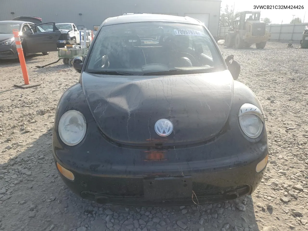 2002 Volkswagen New Beetle Gls VIN: 3VWCB21C32M424426 Lot: 70997974