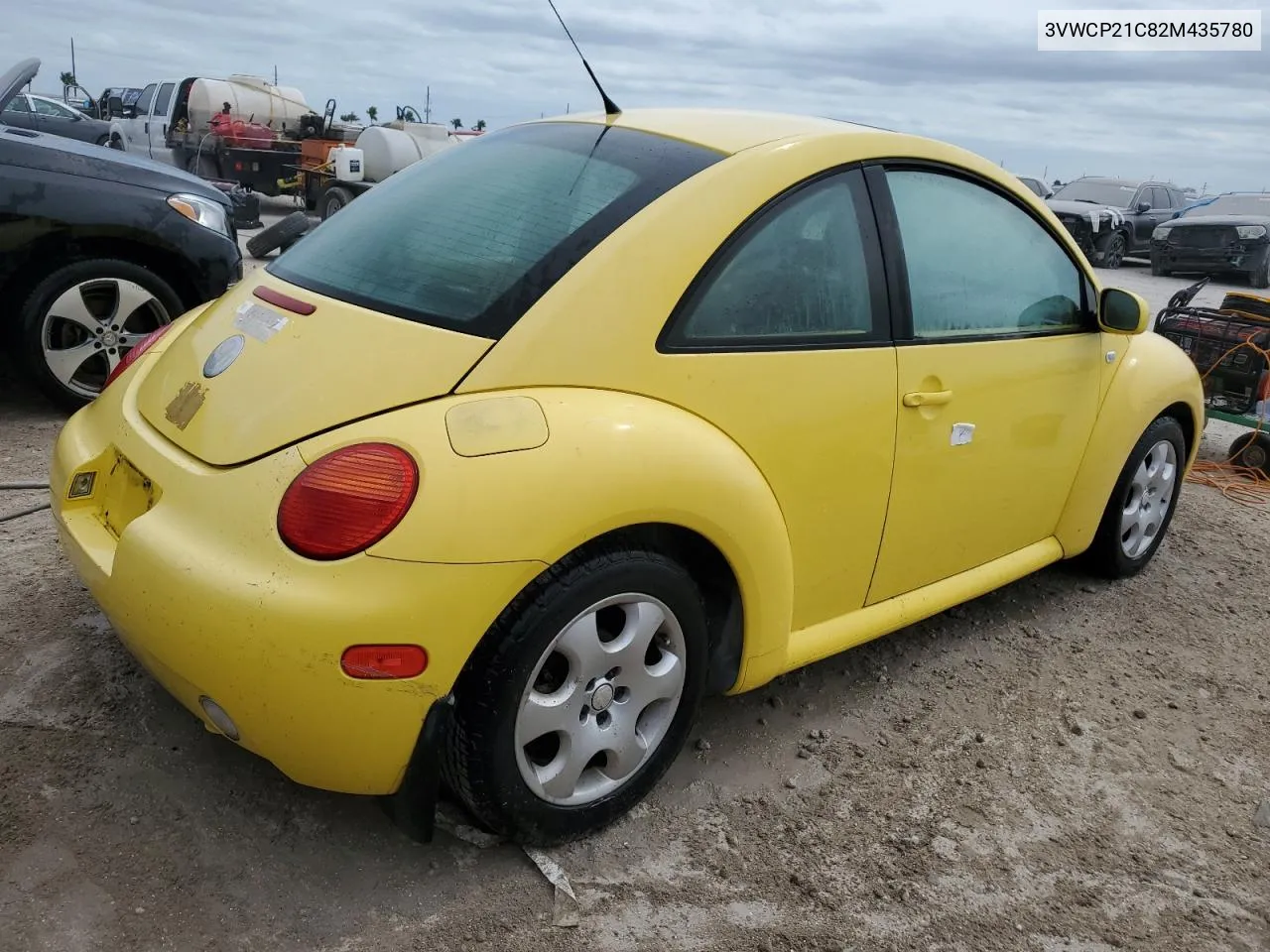 2002 Volkswagen New Beetle Gls Tdi VIN: 3VWCP21C82M435780 Lot: 76172604