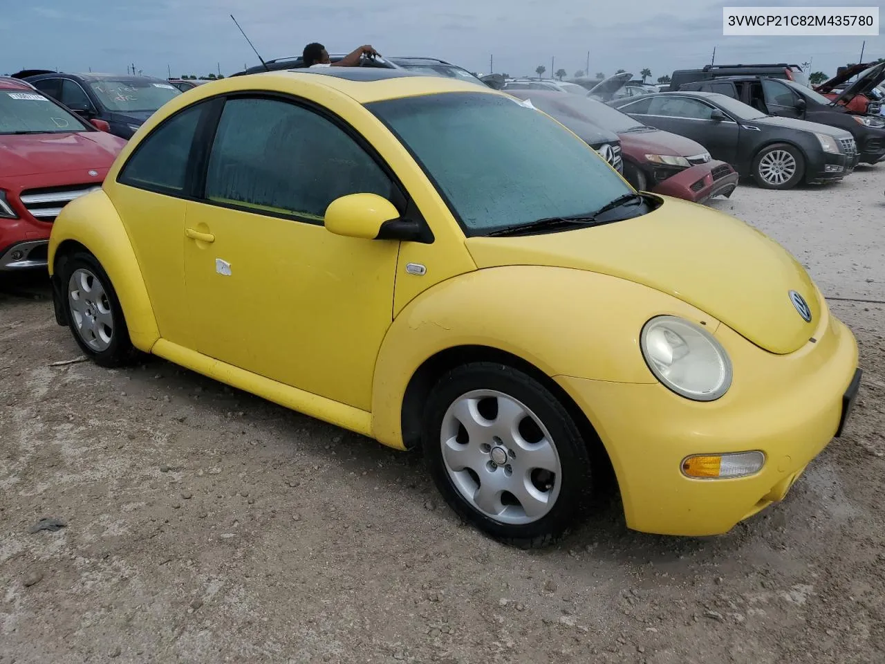 2002 Volkswagen New Beetle Gls Tdi VIN: 3VWCP21C82M435780 Lot: 76172604