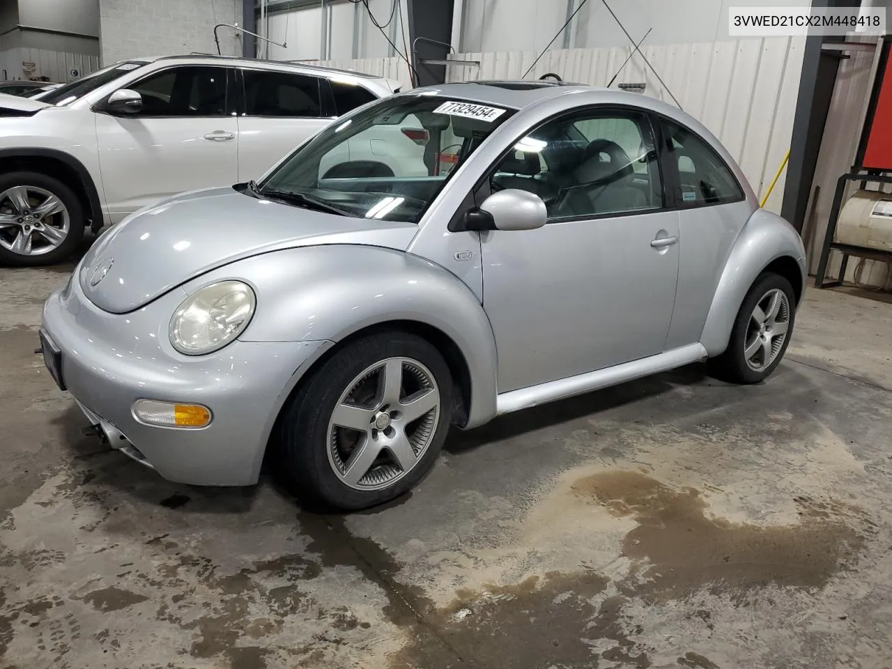 2002 Volkswagen New Beetle Gls Sport VIN: 3VWED21CX2M448418 Lot: 77329454