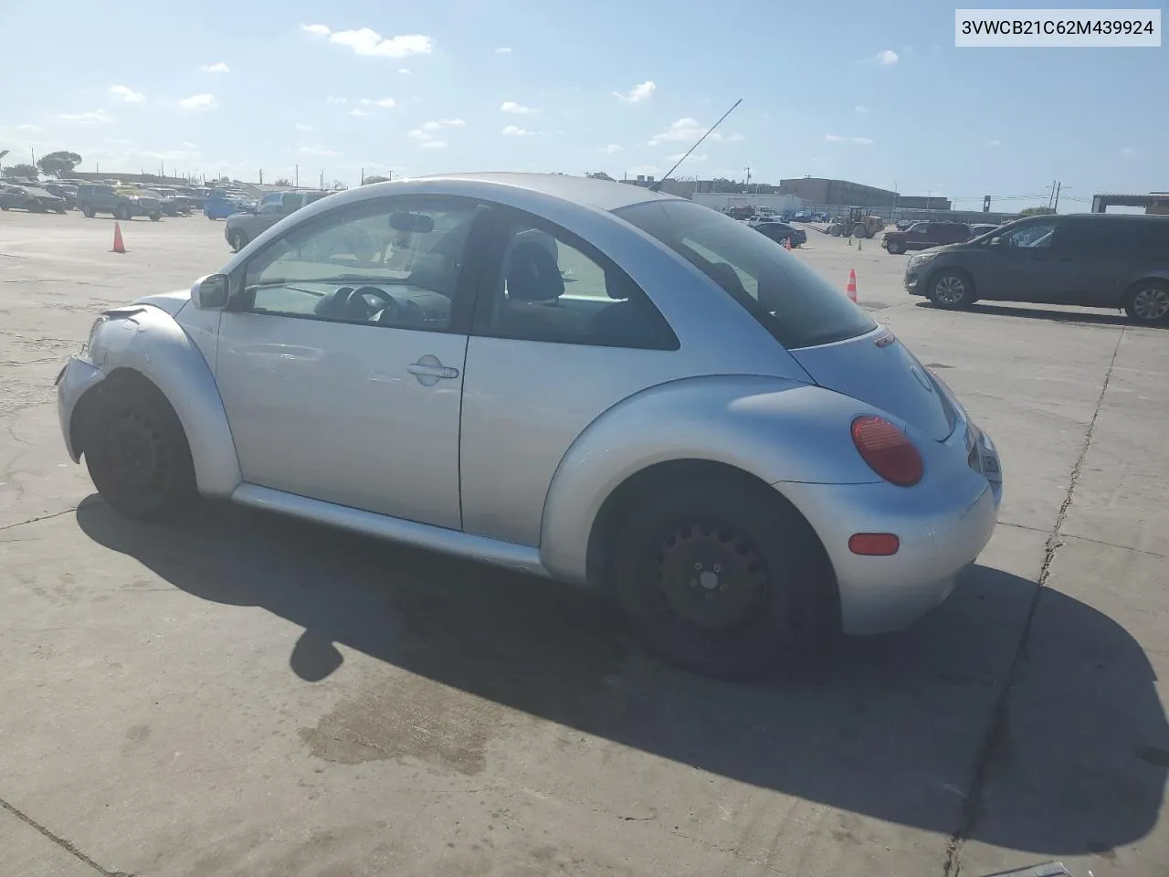 2002 Volkswagen New Beetle Gls VIN: 3VWCB21C62M439924 Lot: 77468764