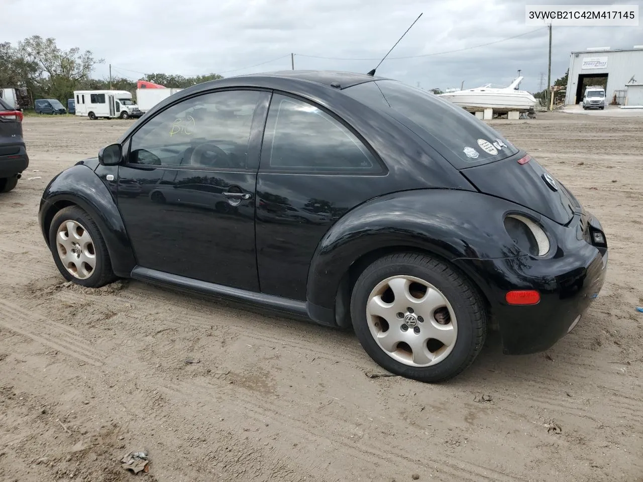 2002 Volkswagen New Beetle Gls VIN: 3VWCB21C42M417145 Lot: 79058344