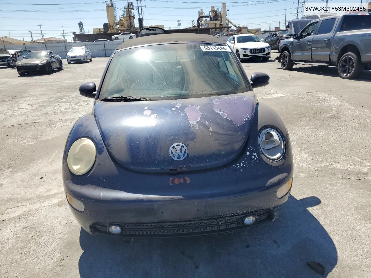 3VWCK21Y53M302485 2003 Volkswagen New Beetle Gls