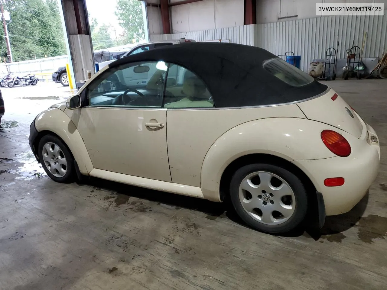 2003 Volkswagen New Beetle Gls VIN: 3VWCK21Y63M319425 Lot: 71074874